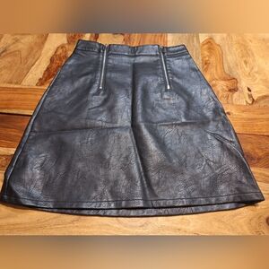 Zara mini leather skirt